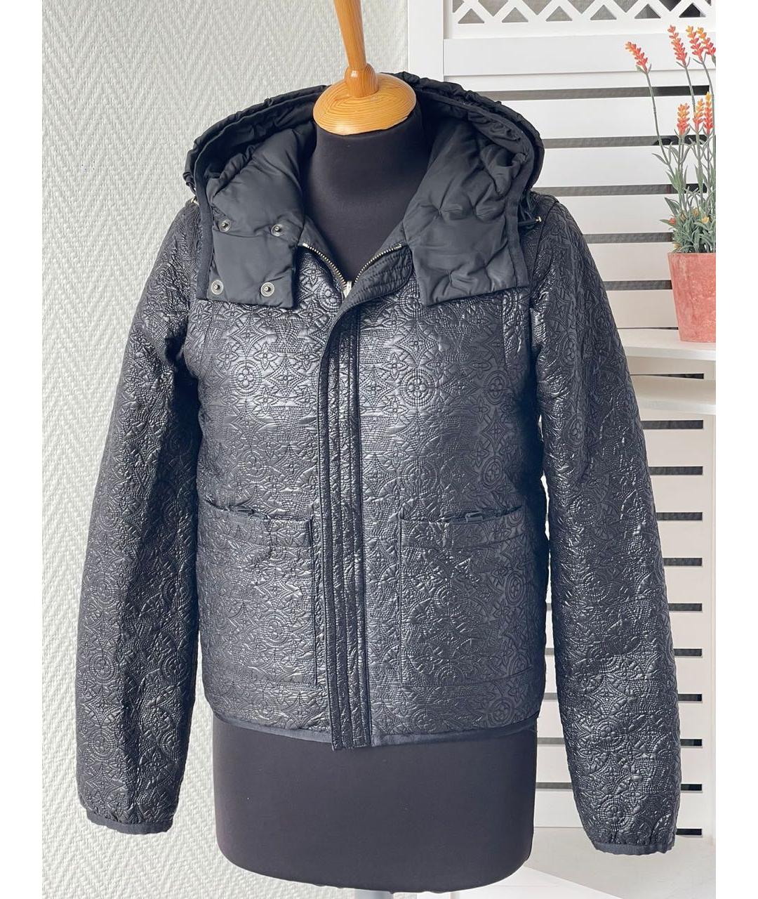 LOUIS VUITTON Черная полиэстеровая куртка, фото 3