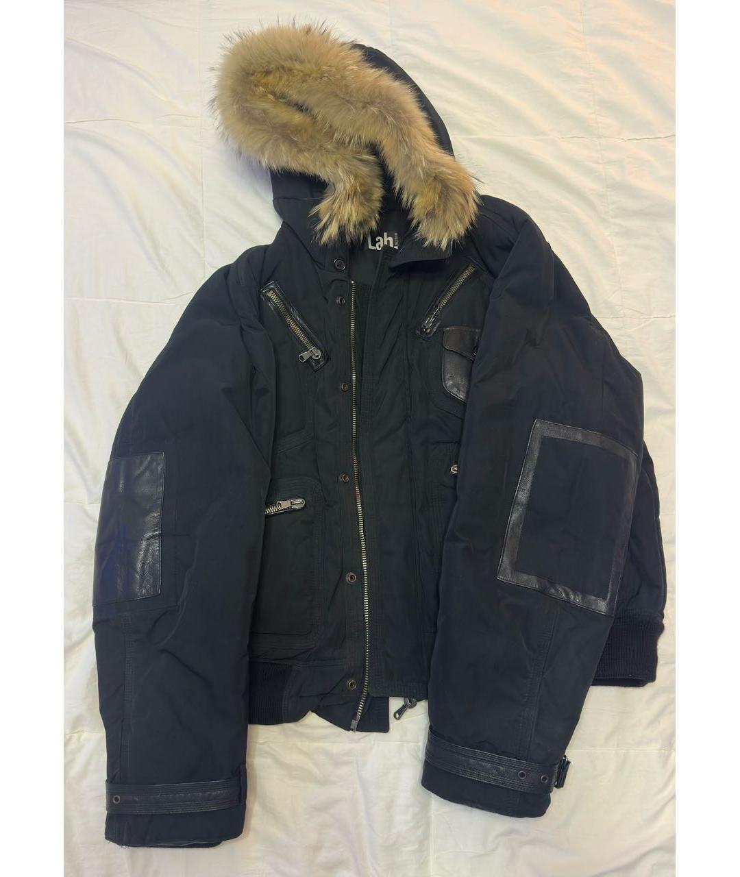 PAL ZILERI Темно-синяя полиэстеровая куртка, фото 9