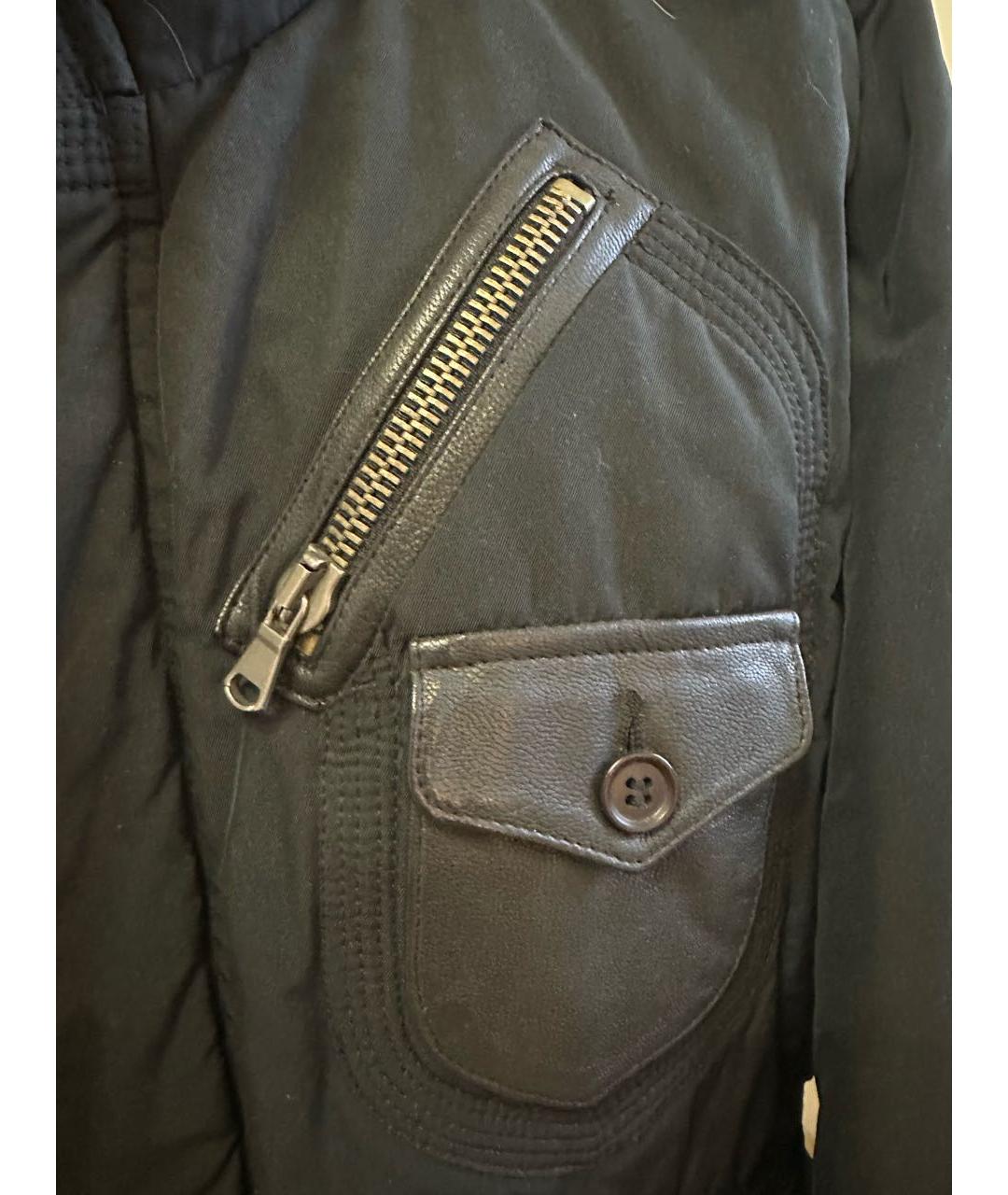 PAL ZILERI Темно-синяя полиэстеровая куртка, фото 4