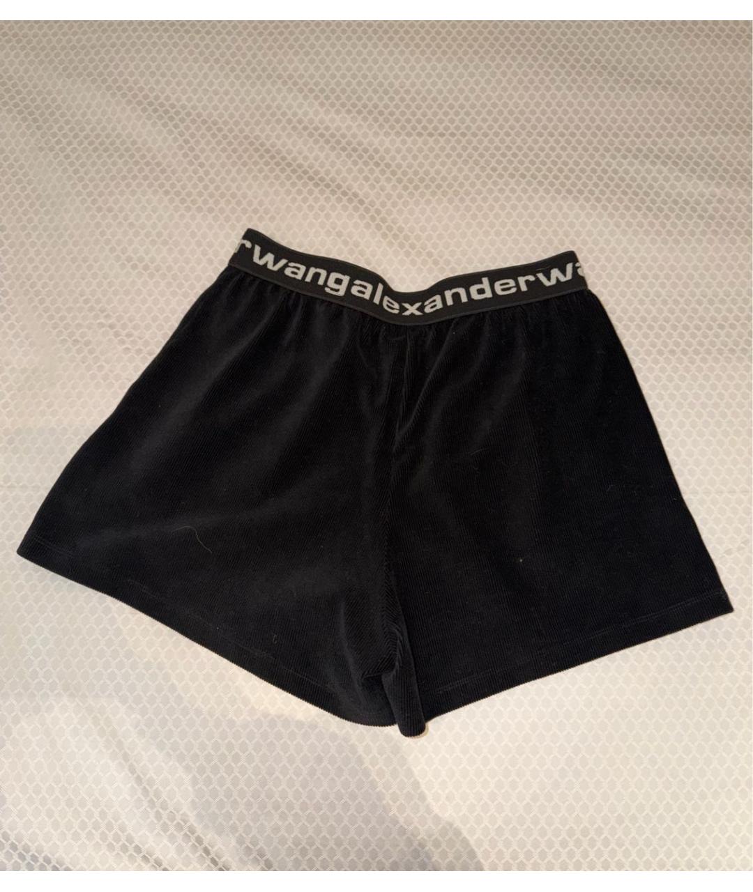ALEXANDER WANG Черные велюровые шорты, фото 3