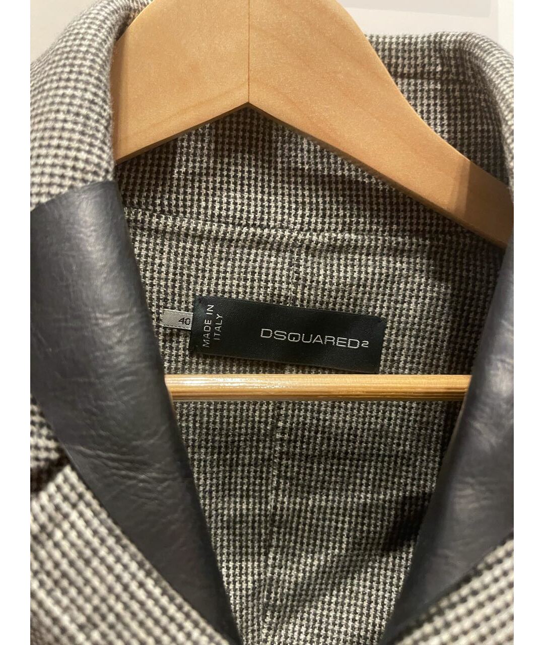 DSQUARED2 Коричневый шерстяной жакет/пиджак, фото 3
