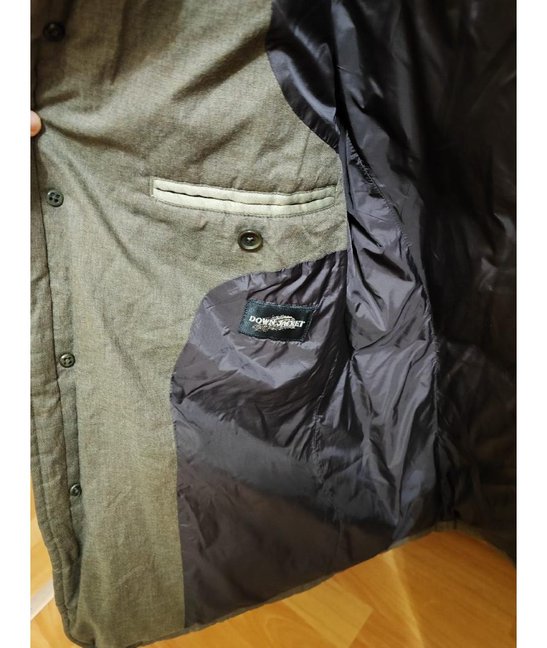 CP COMPANY Коричневый хлопковый пуховик, фото 6