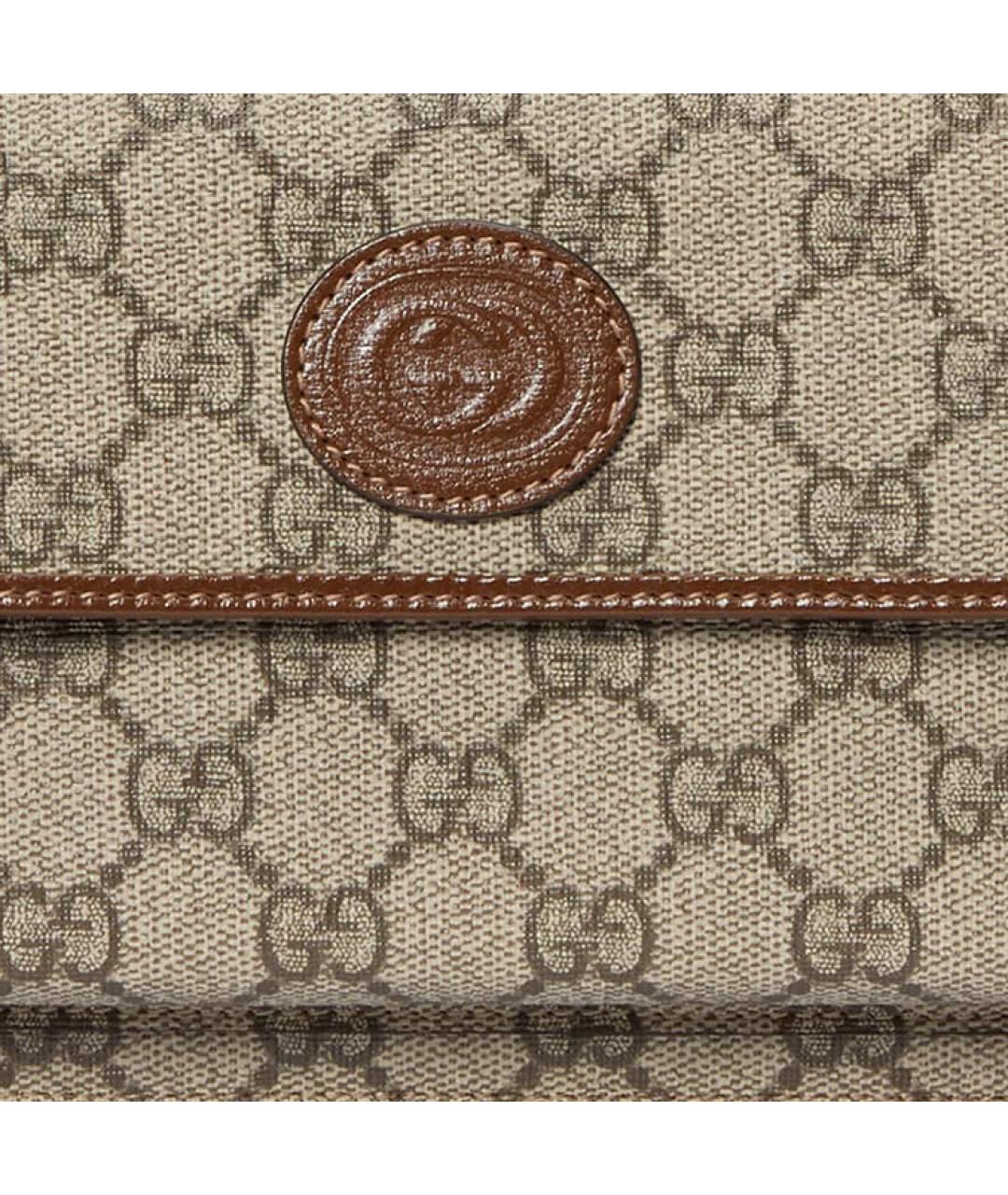 GUCCI Коричневая поясная сумка, фото 5