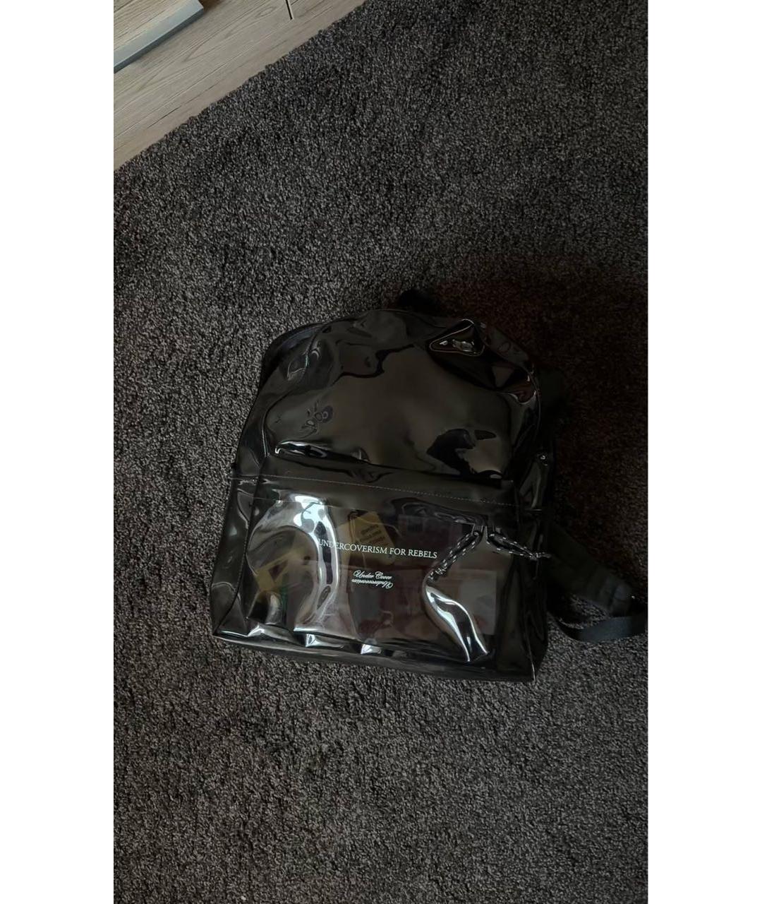 UNDERCOVER Черный портфель, фото 5