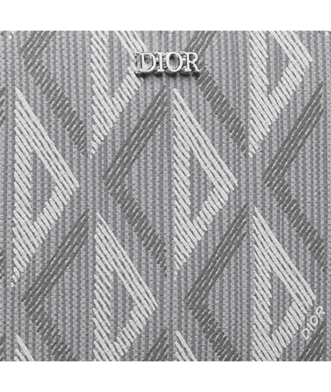 CHRISTIAN DIOR Серый кошелек, фото 5