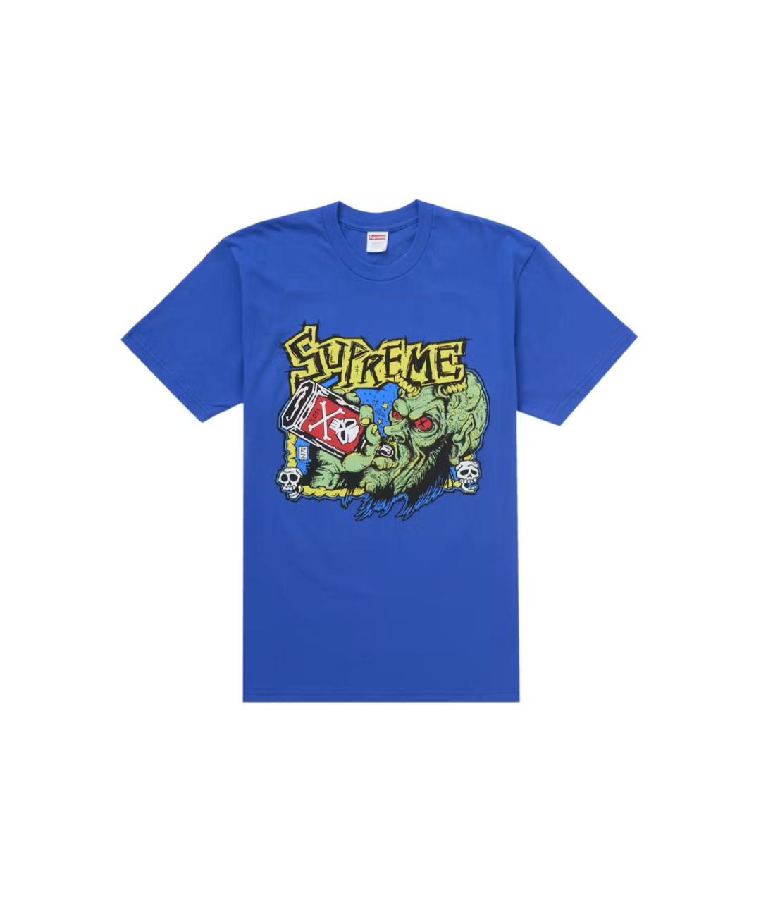 11 BY BORIS BIDJAN SABERI Синяя хлопковая майка, фото 1