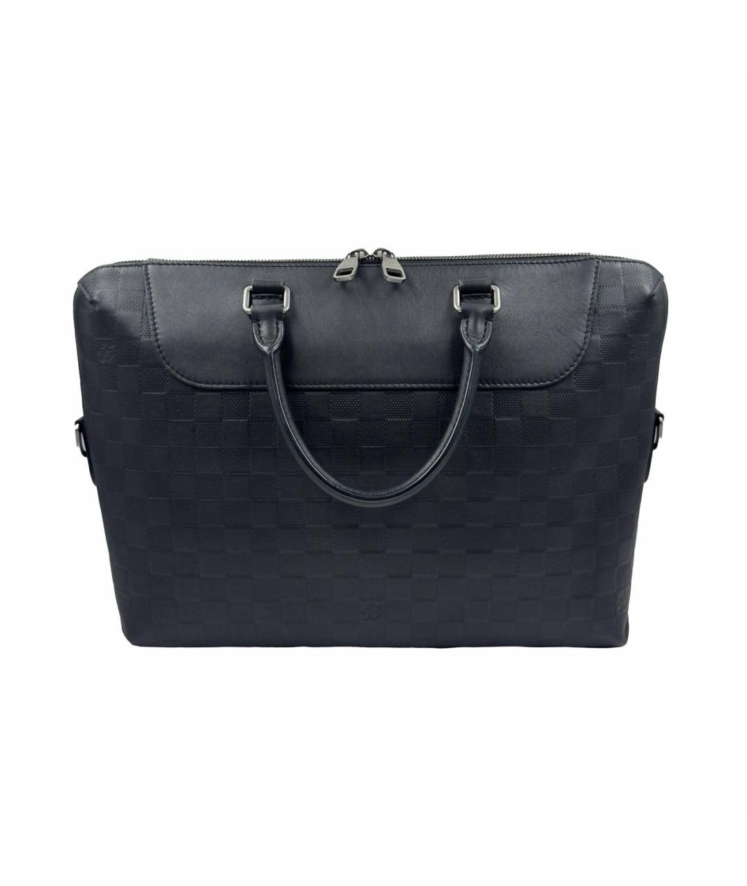 LOUIS VUITTON Черный портфель, фото 3