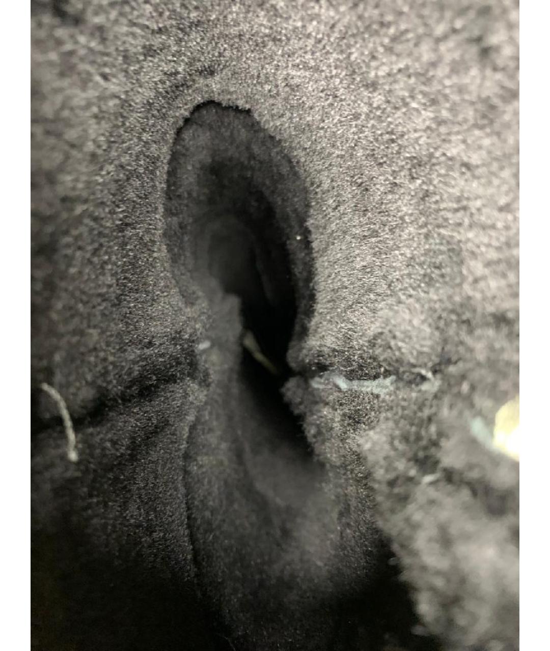 UGG AUSTRALIA Черные замшевые сапоги, фото 8