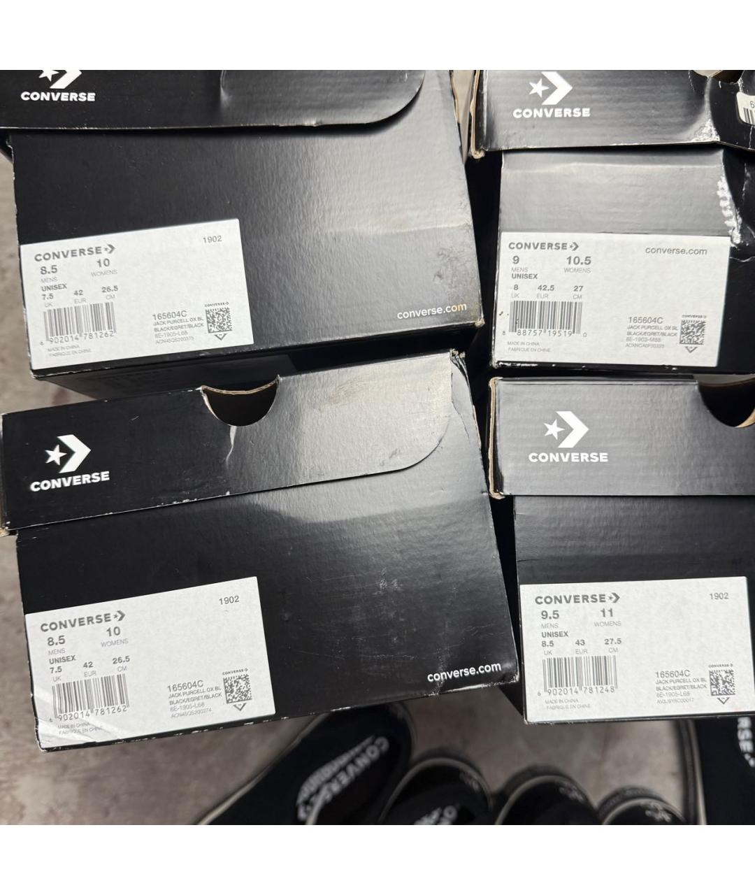 NEIGHBORHOOD Черные низкие кроссовки / кеды, фото 4