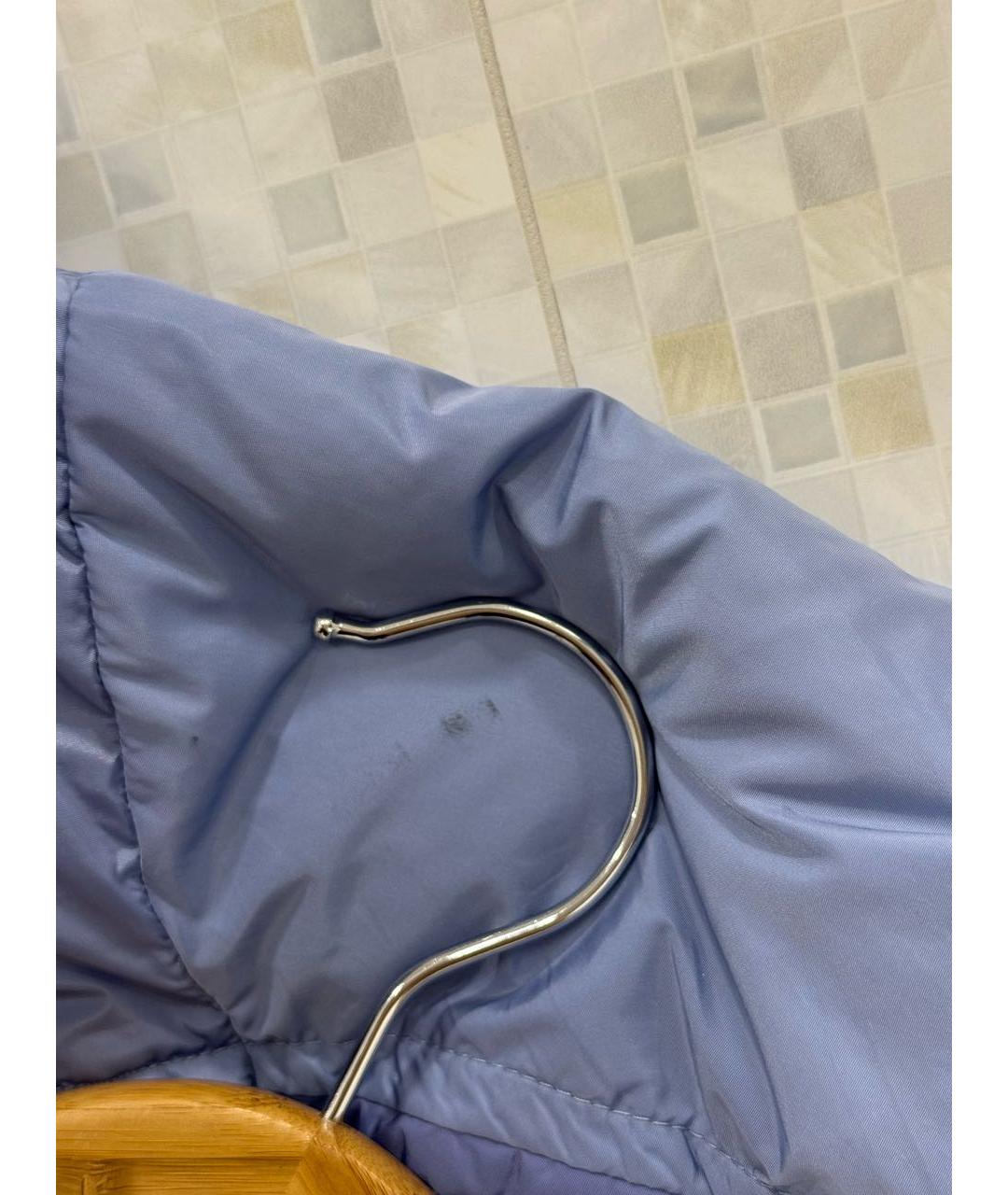 MONCLER Голубой полиэстеровый комбинезон, фото 5