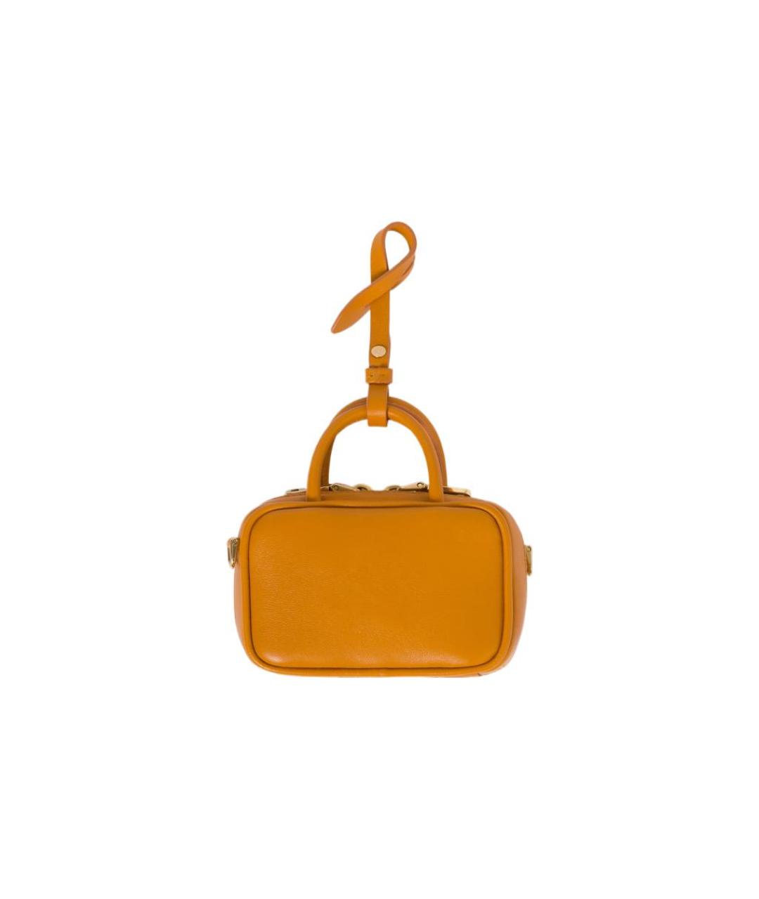 MIU MIU Оранжевый кожаный кошелек, фото 3