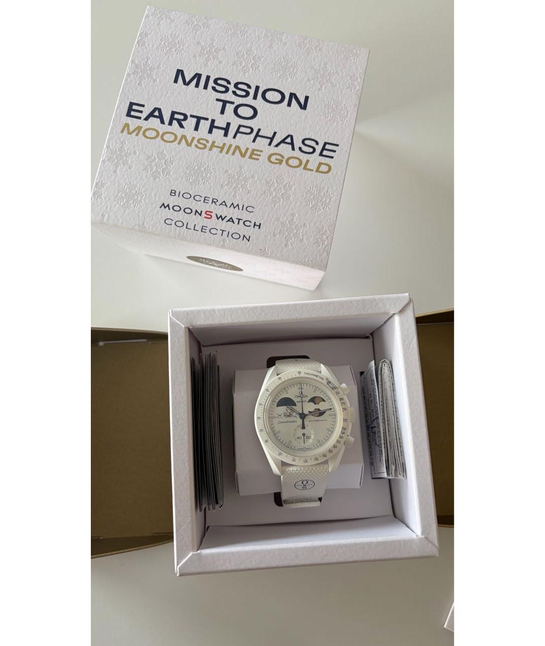 Swatch Белые пластиковые часы, фото 2