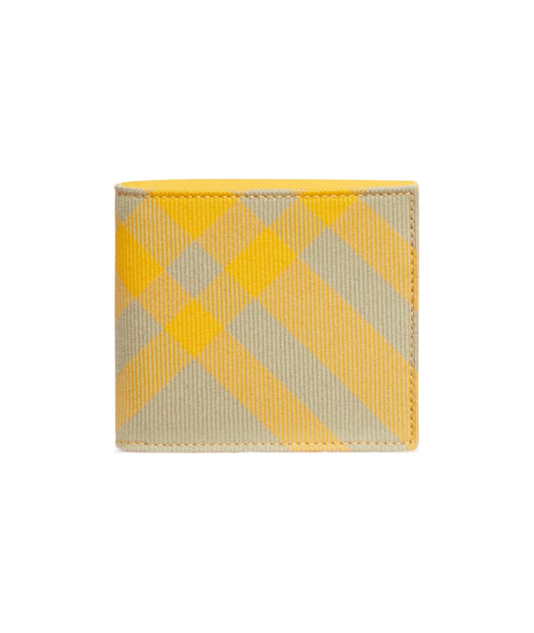 BURBERRY Желтый кошелек, фото 1