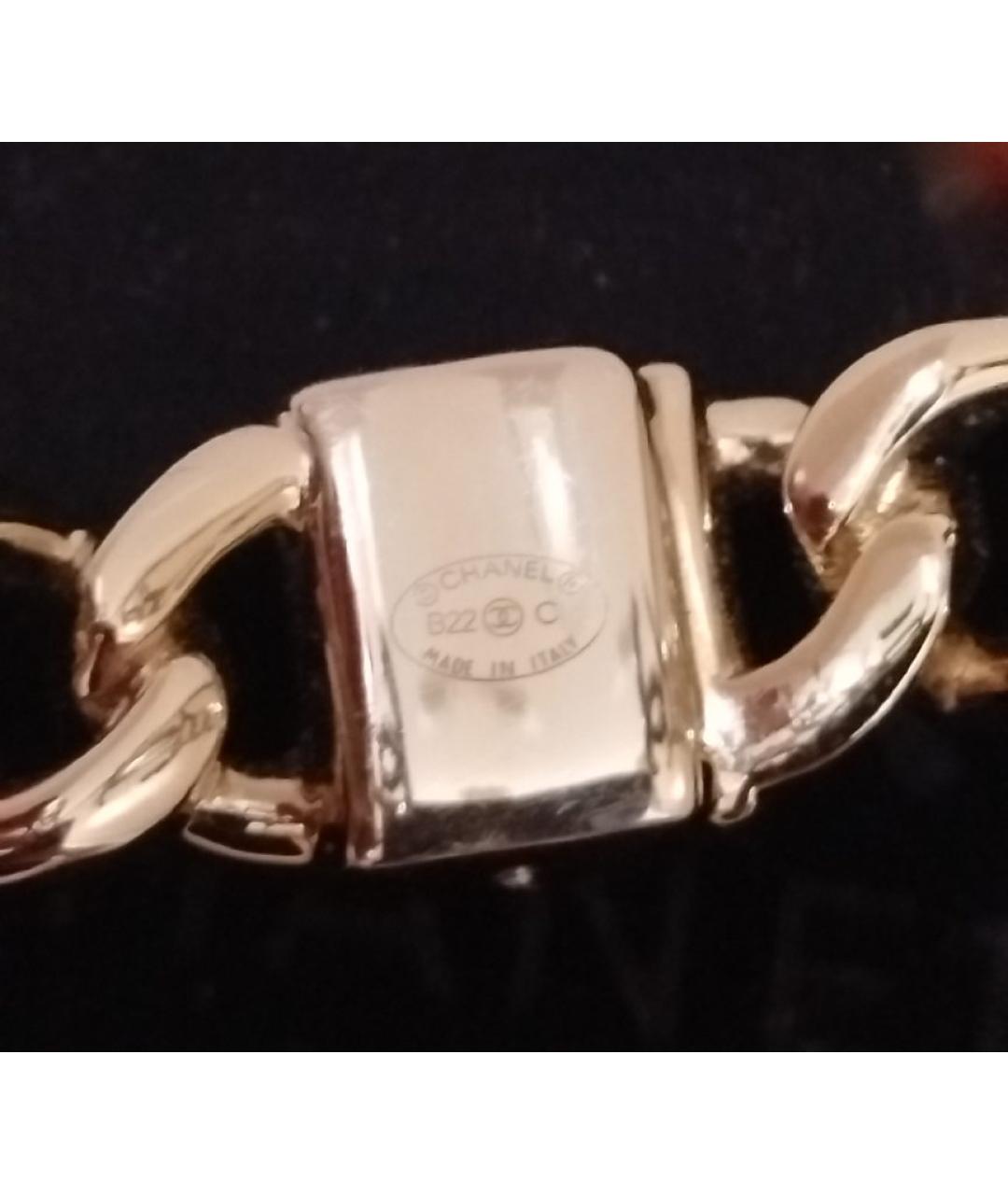 CHANEL Серебрянный металлический браслет, фото 6