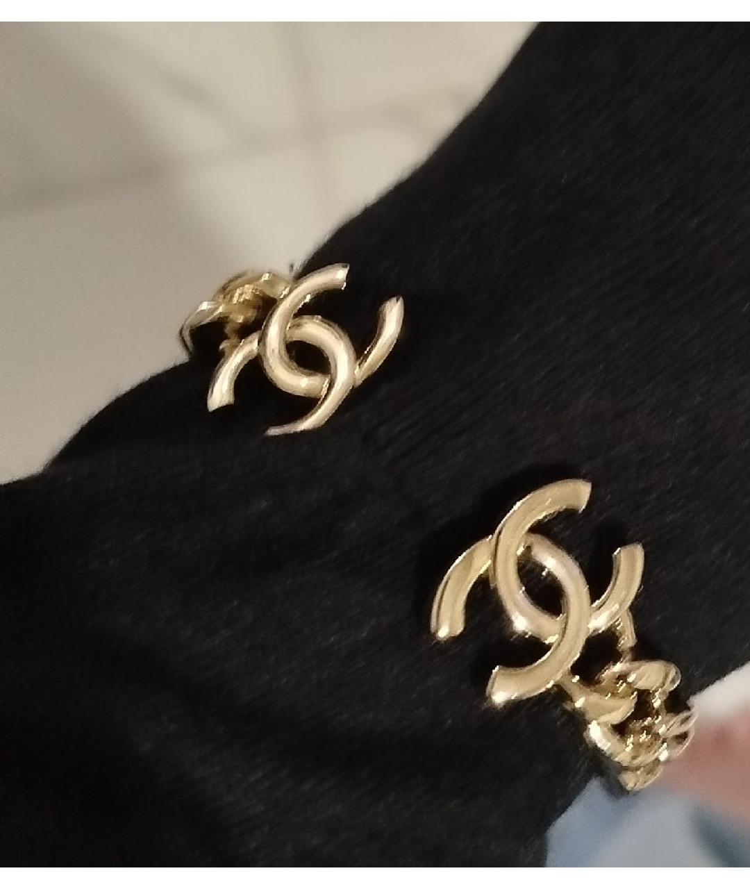 CHANEL Серебрянный металлический браслет, фото 9