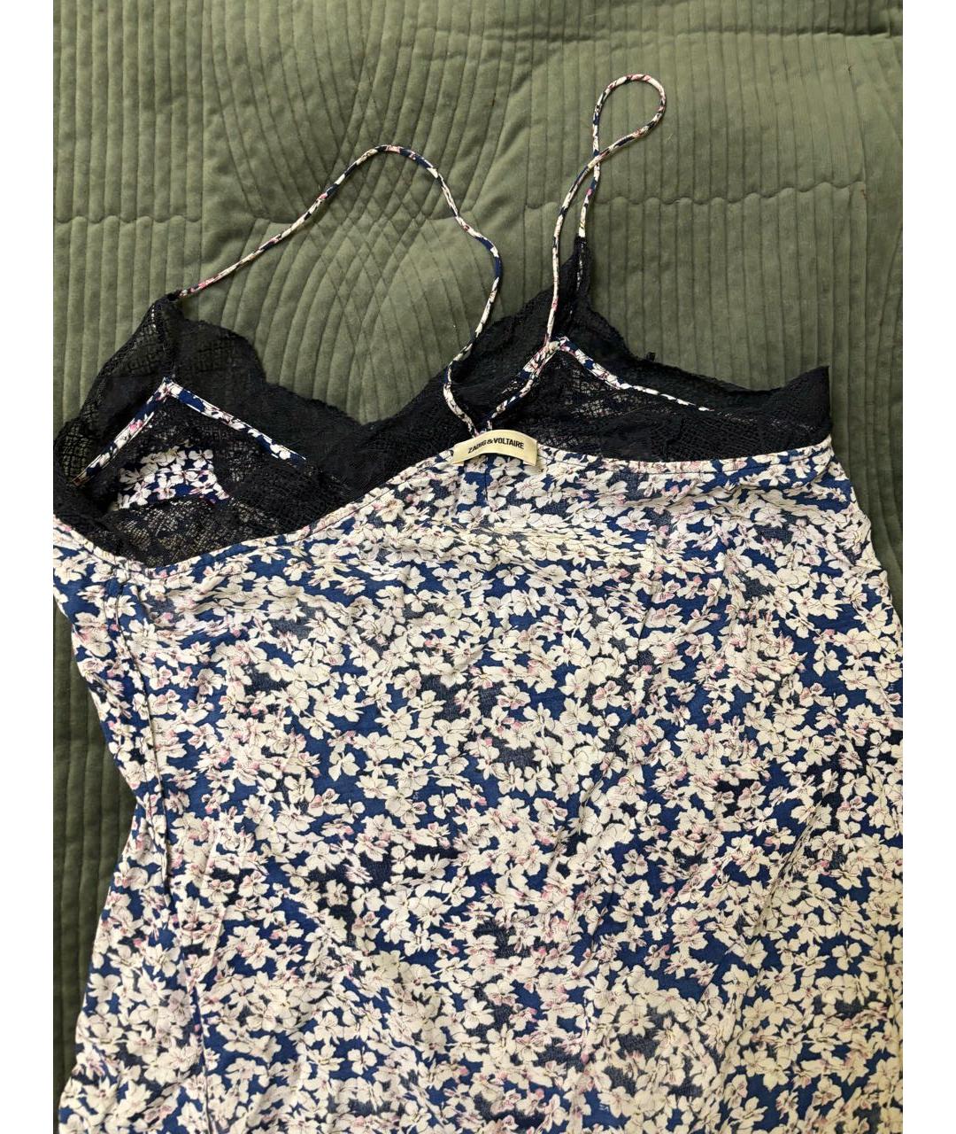 ZADIG & VOLTAIRE Мульти хлопковое повседневное платье, фото 5