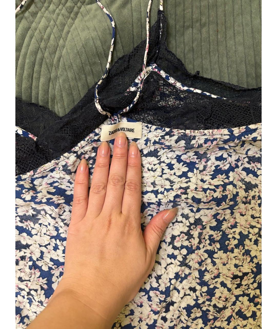 ZADIG & VOLTAIRE Мульти хлопковое повседневное платье, фото 3