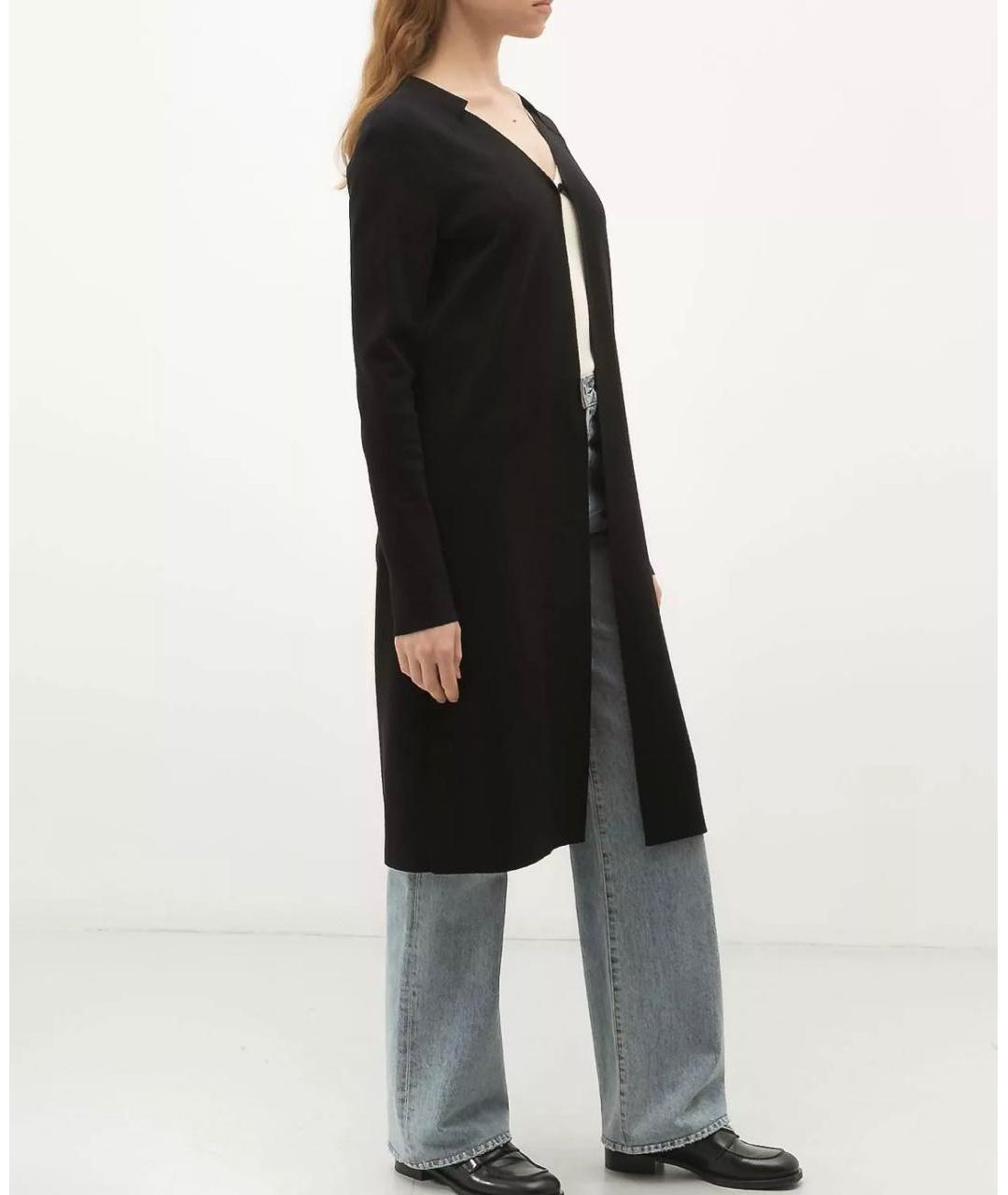 JIL SANDER Черный шерстяной кардиган, фото 6