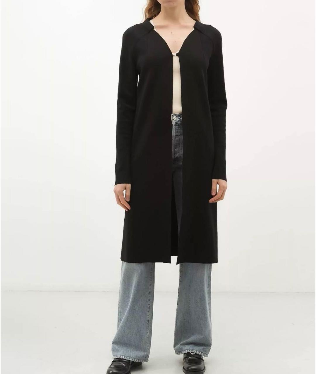 JIL SANDER Черный шерстяной кардиган, фото 8