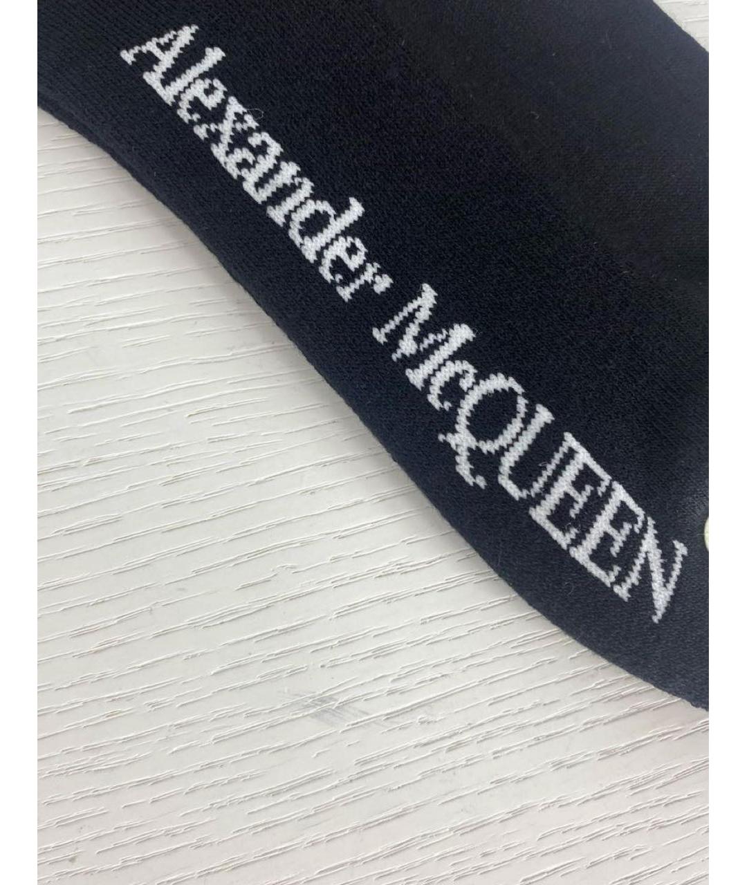 ALEXANDER MCQUEEN Черные носки, чулки и колготы, фото 4