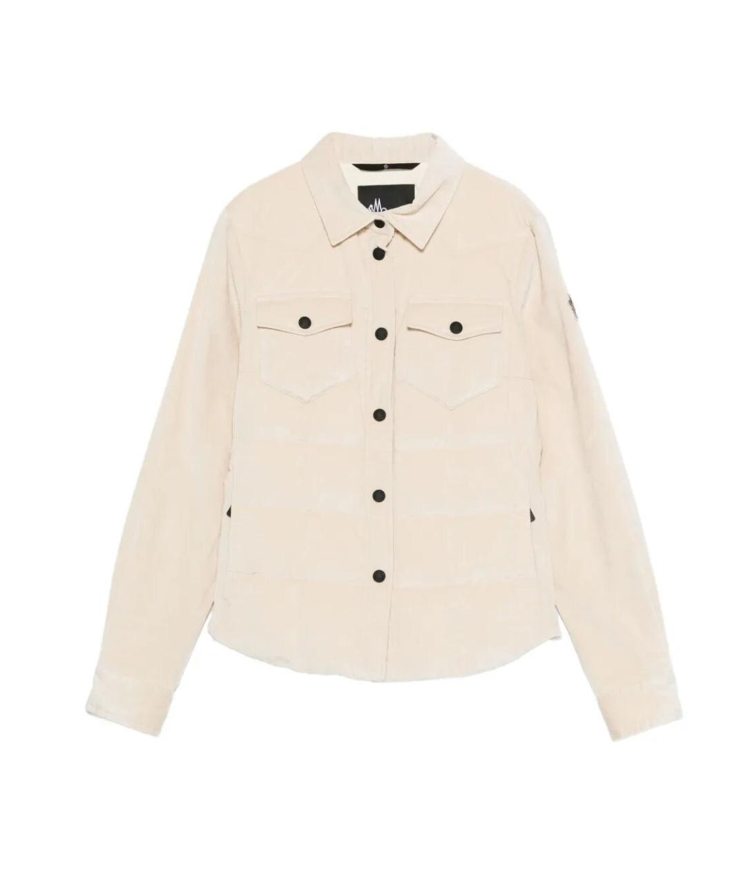 MONCLER GRENOBLE Бежевая хлопковая куртка, фото 1