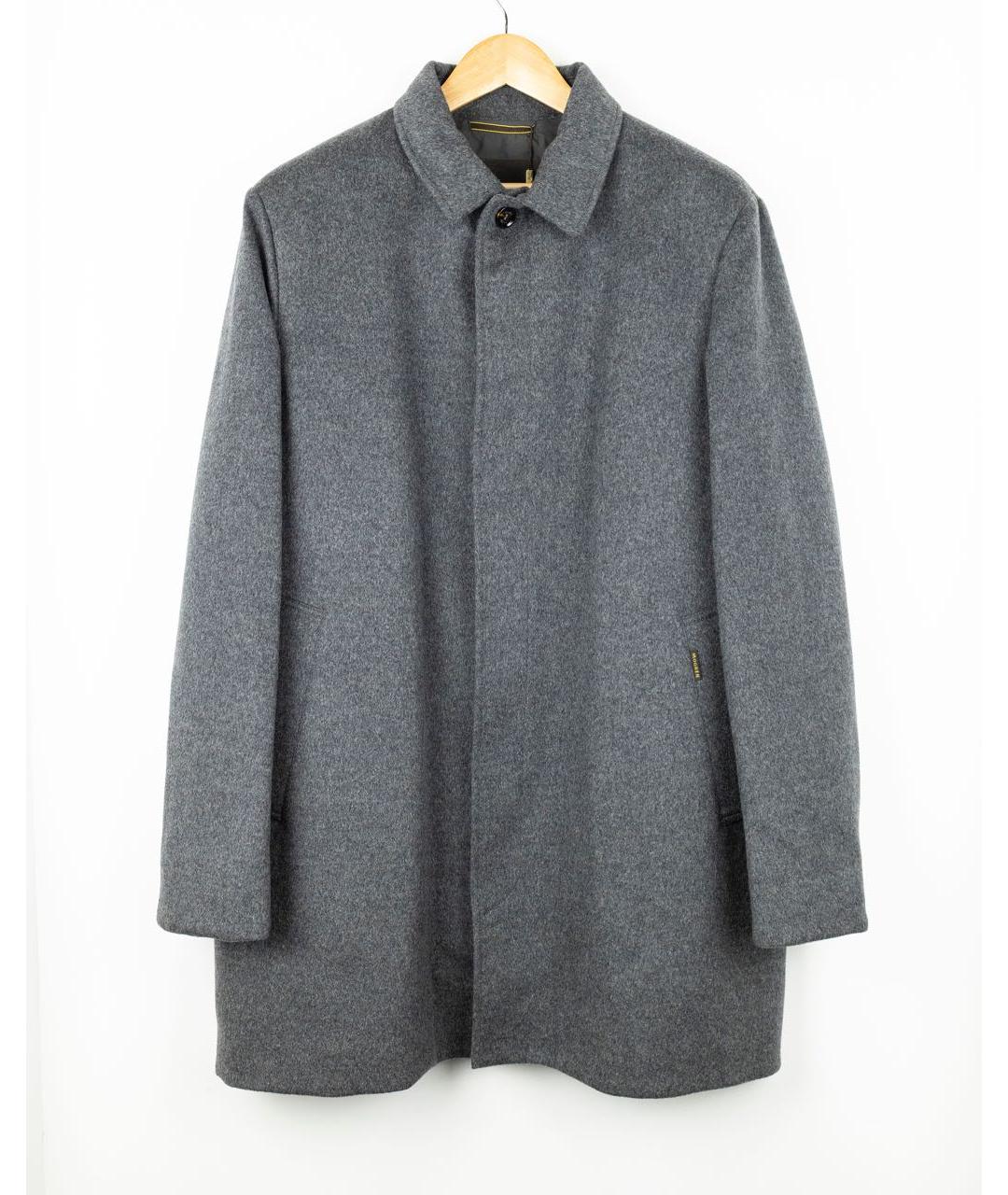 MOORER Серая шерстяная куртка, фото 5