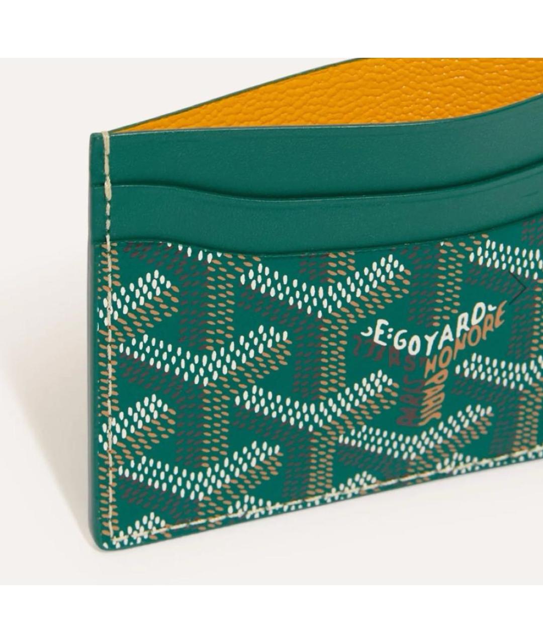 GOYARD Зеленый кардхолдер, фото 2