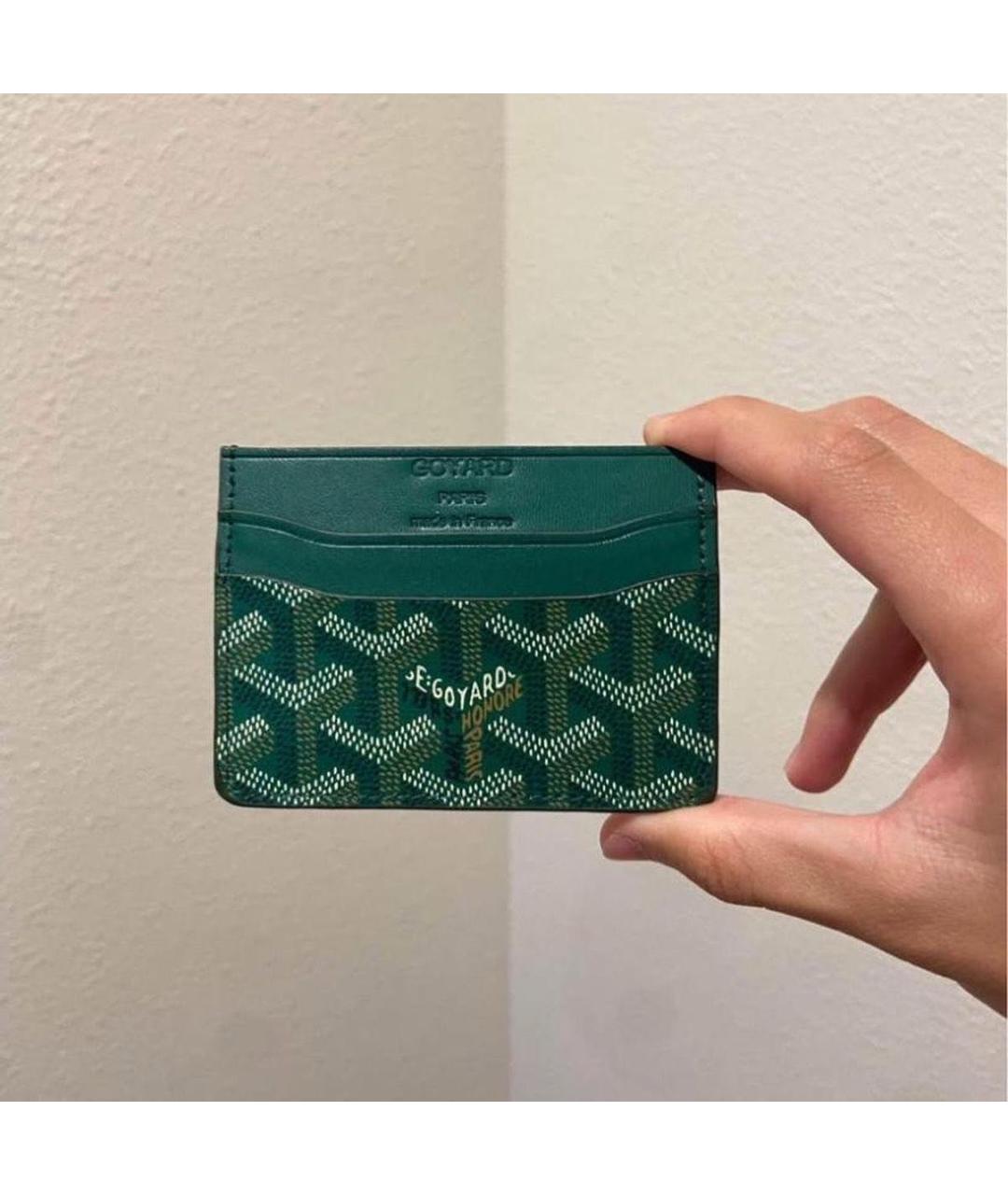 GOYARD Зеленый кардхолдер, фото 4