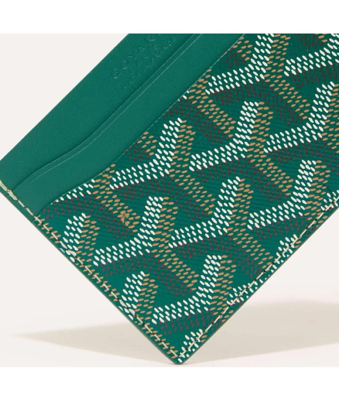 GOYARD Зеленый кардхолдер, фото 3