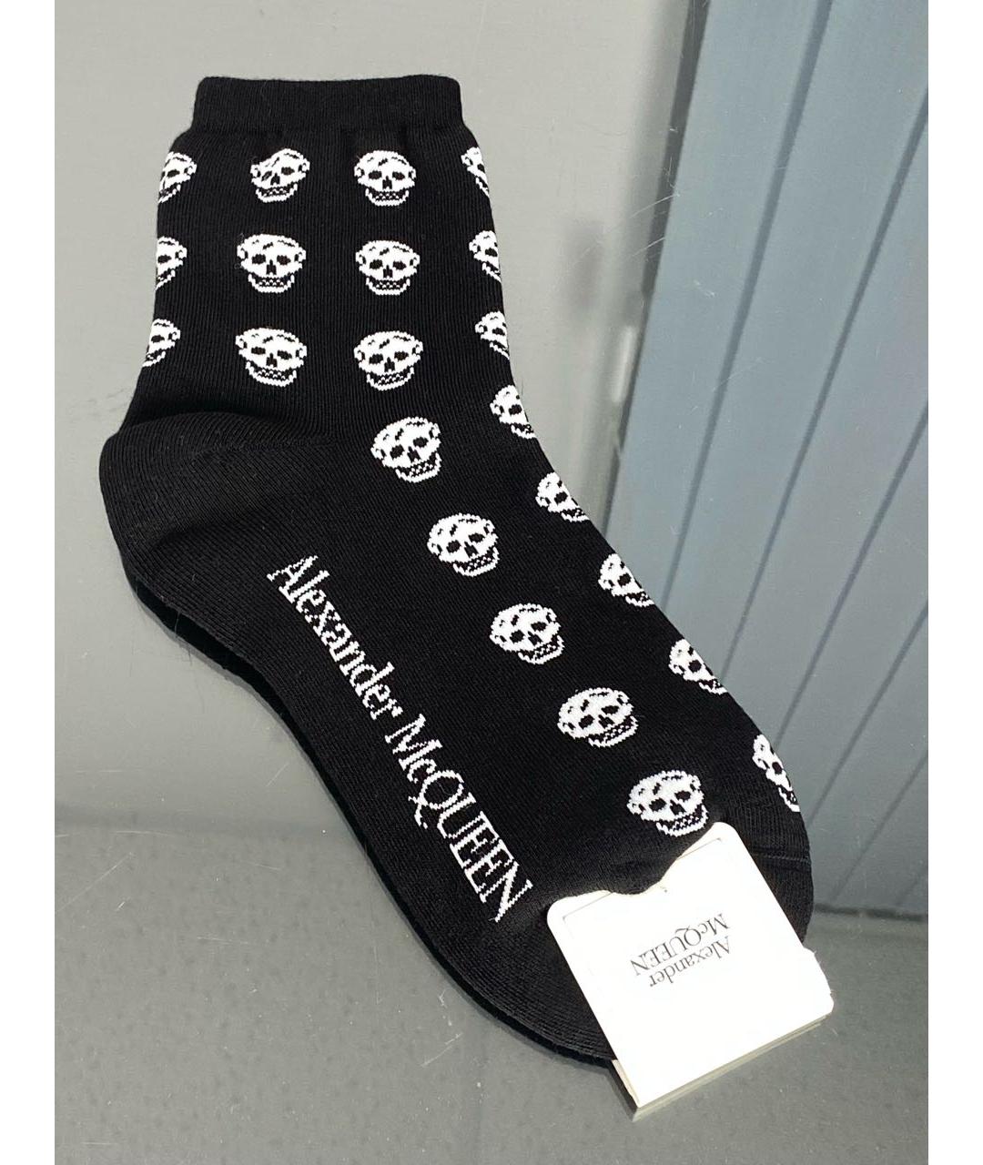 ALEXANDER MCQUEEN Черные носки, чулки и колготы, фото 3