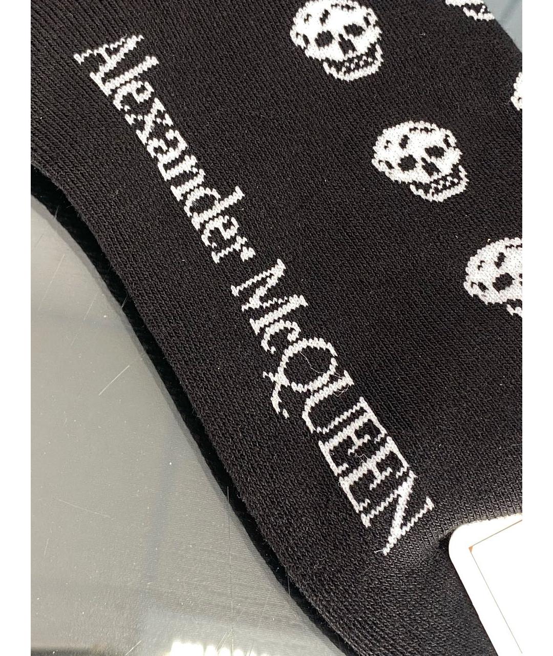 ALEXANDER MCQUEEN Черные носки, чулки и колготы, фото 4