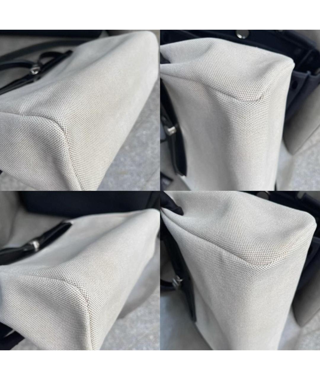 HERMES Черная кожаная сумка с короткими ручками, фото 8