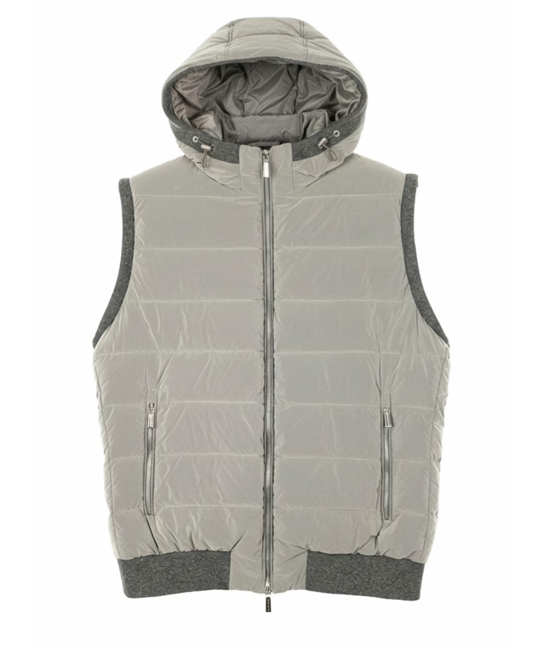 MOORER Серый жилет, фото 1
