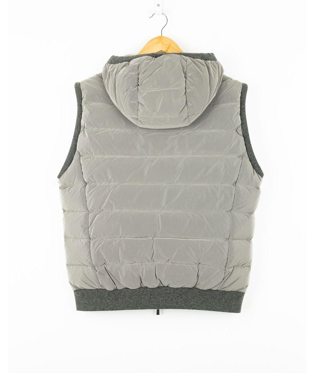 MOORER Серый жилет, фото 2