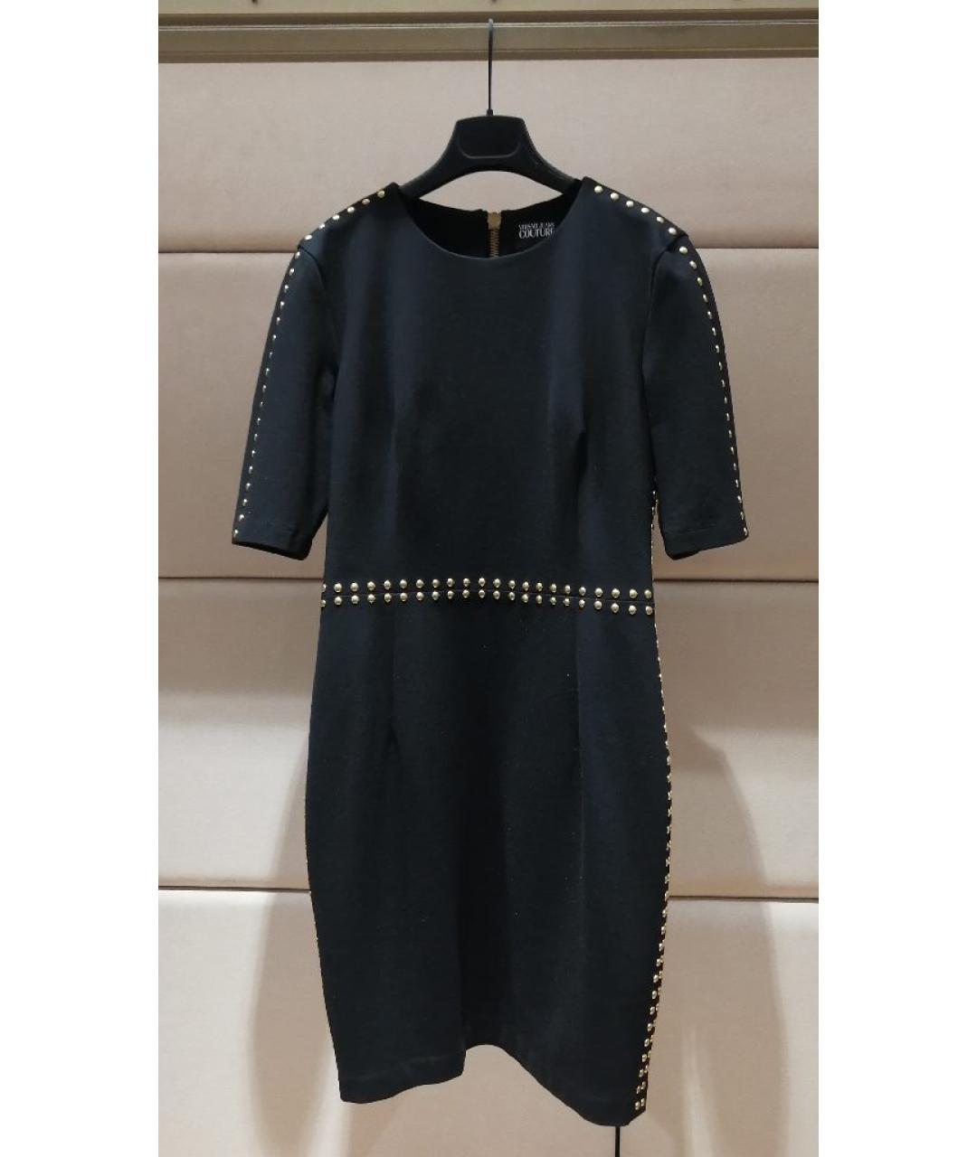 VERSACE JEANS COUTURE Черное повседневное платье, фото 3