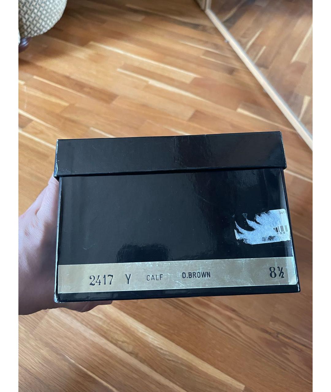 ZILLI Черные туфли из экзотической кожи, фото 6