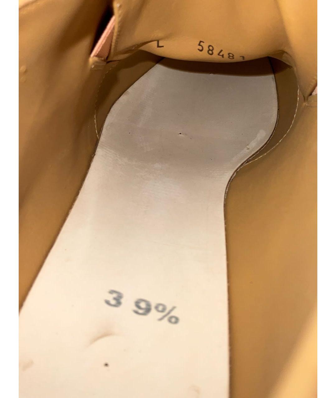 LORO PIANA Оранжевое замшевые лоферы, фото 6