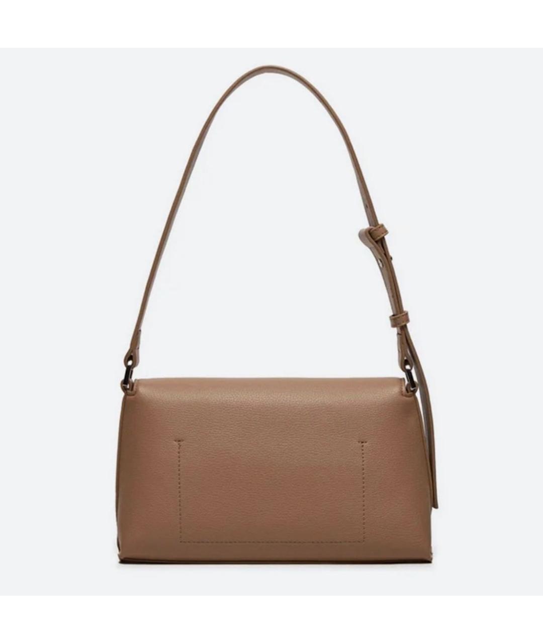 CALVIN KLEIN Бежевая сумка через плечо из искусственной кожи, фото 3