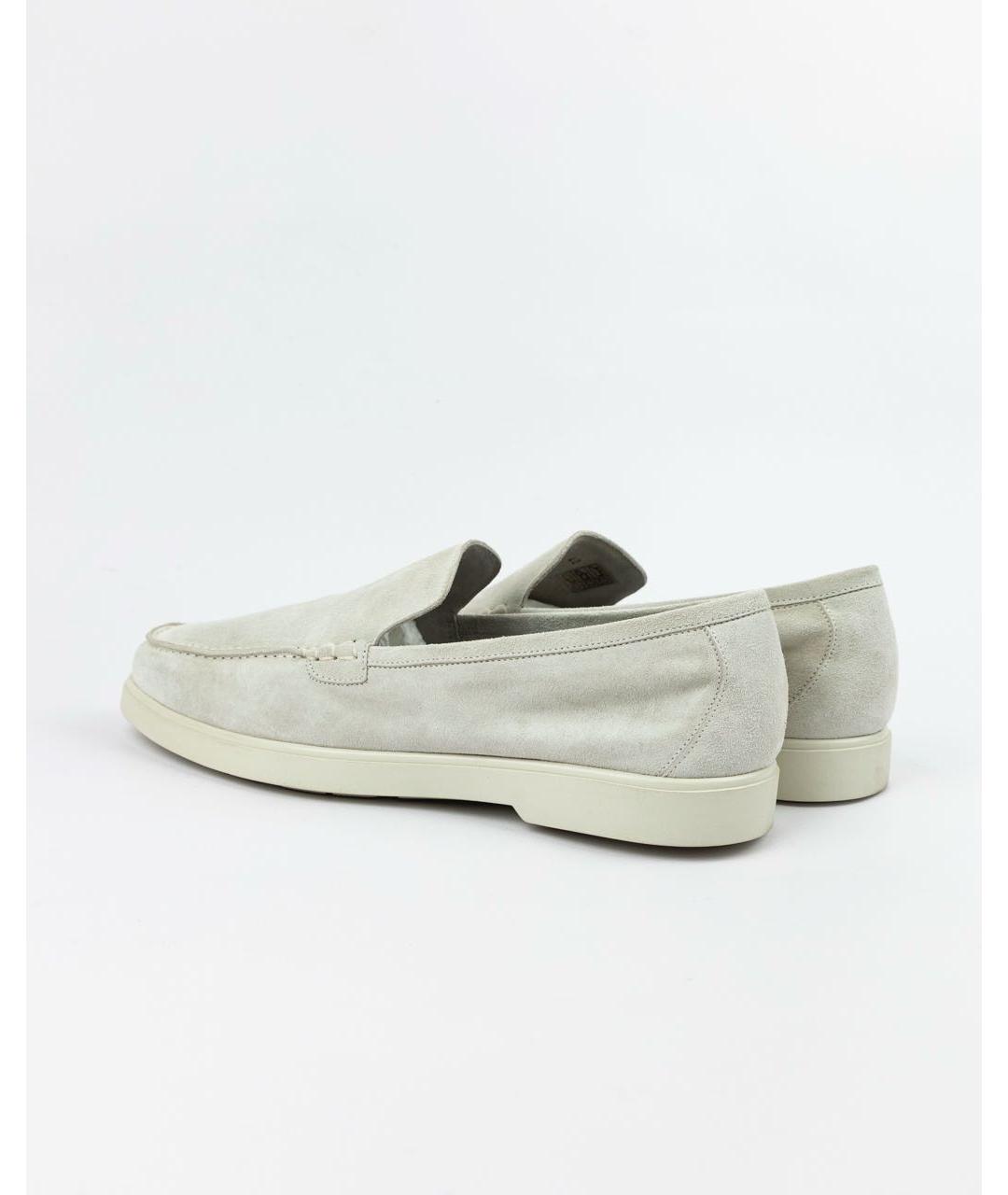 MOORER Серые замшевые лоферы, фото 3