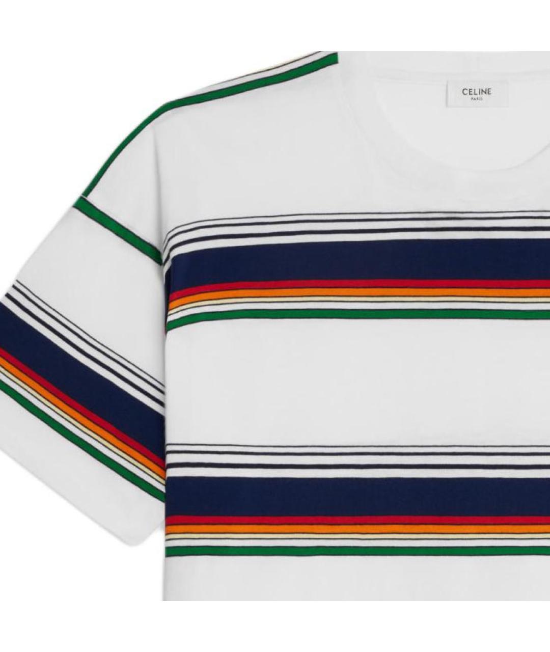 CELINE Мульти хлопковая футболка, фото 4