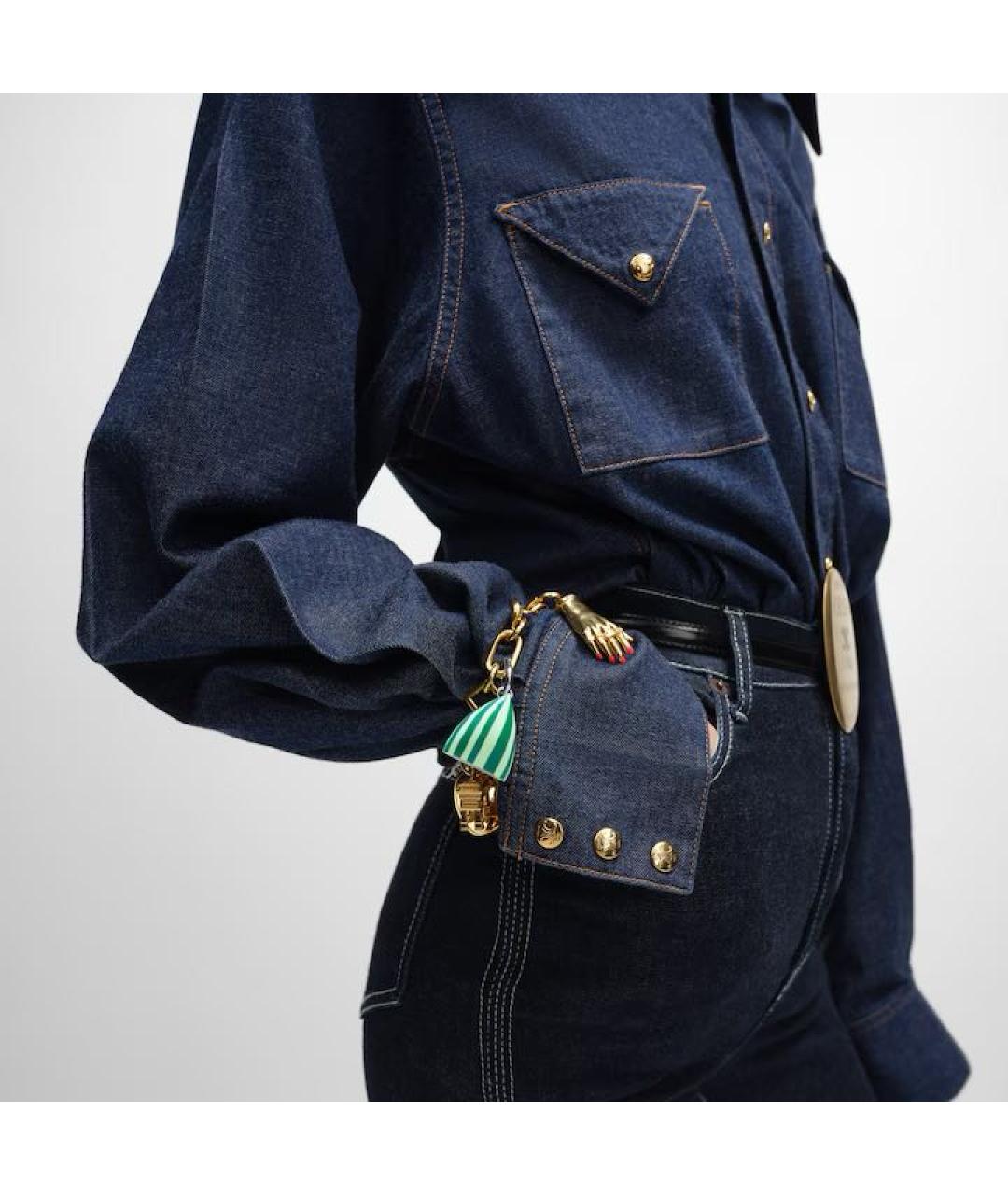 CELINE Зеленый брелок, фото 2