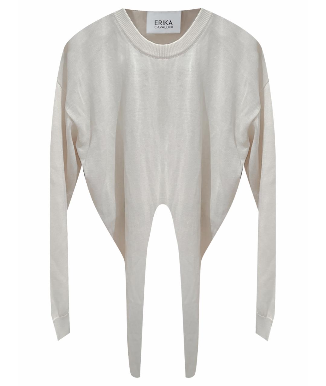 ERIKA CAVALLINI Желтый хлопковый джемпер / свитер, фото 1