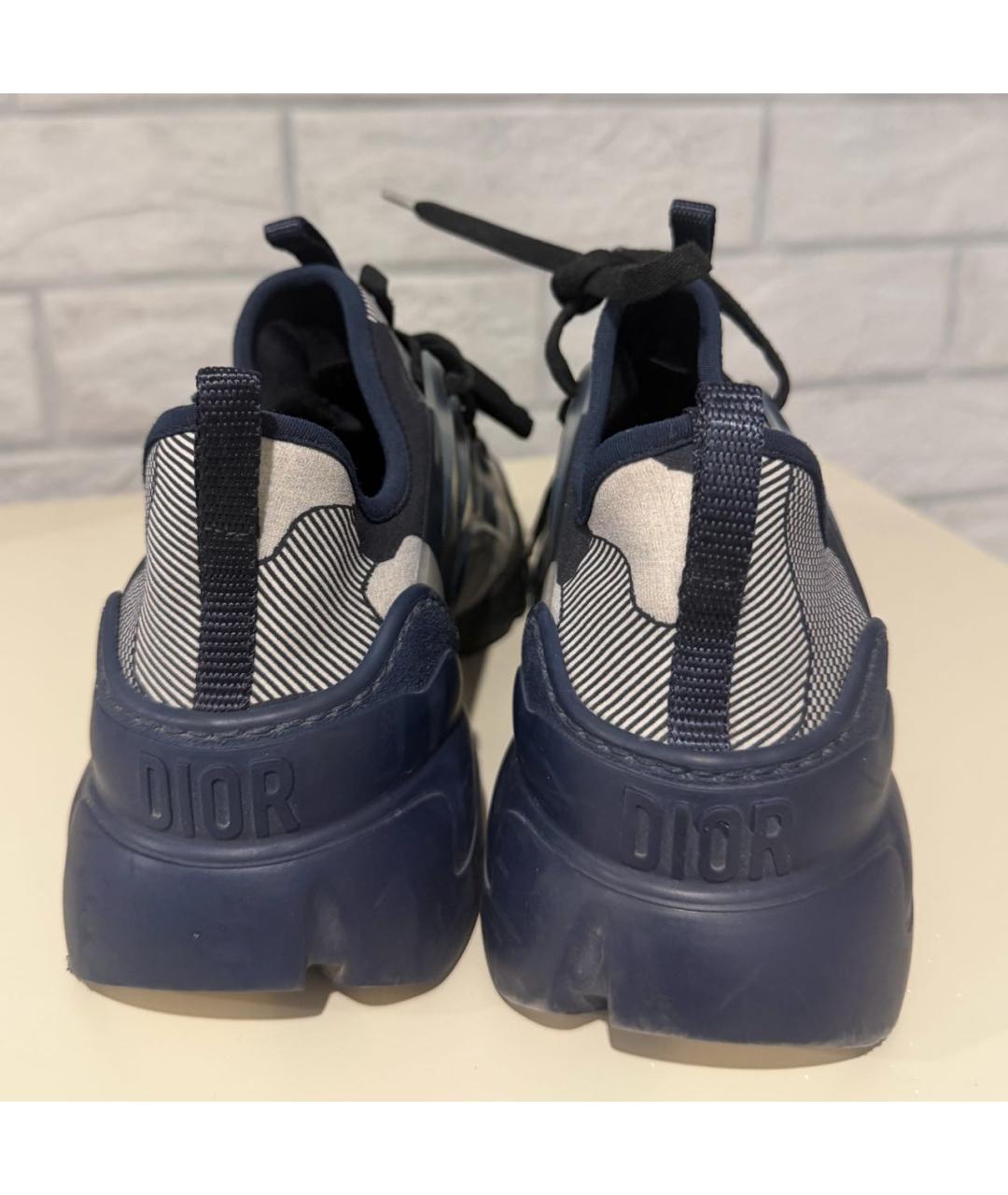 CHRISTIAN DIOR Мульти текстильные кроссовки, фото 4