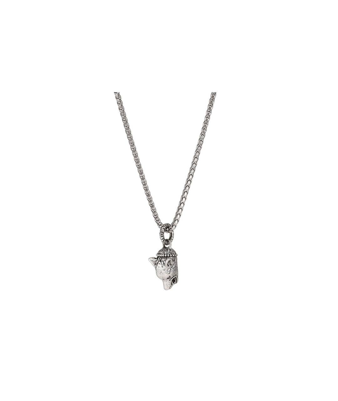 GUCCI Серебряная цепочка, фото 2