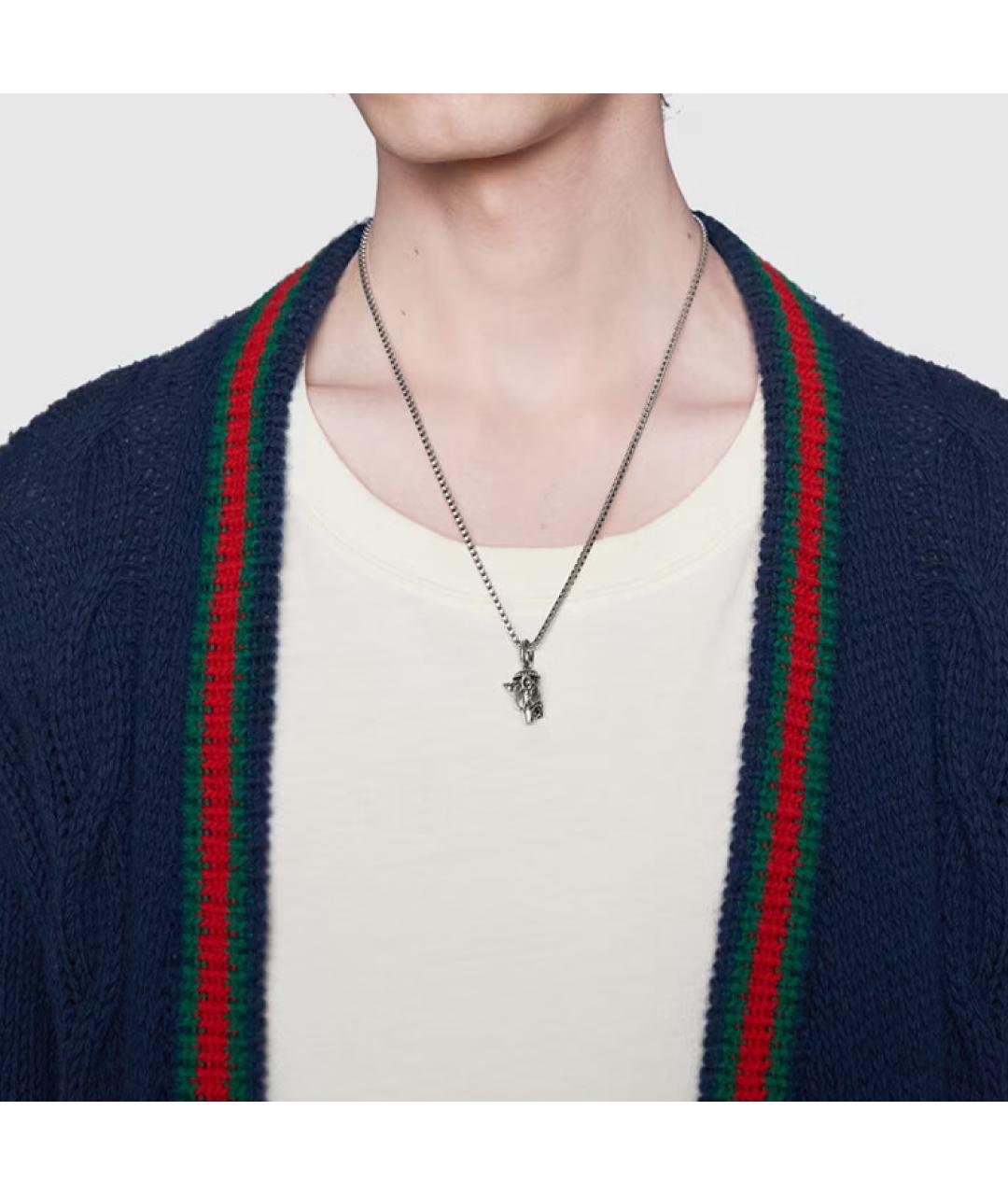 GUCCI Серебряная цепочка, фото 4