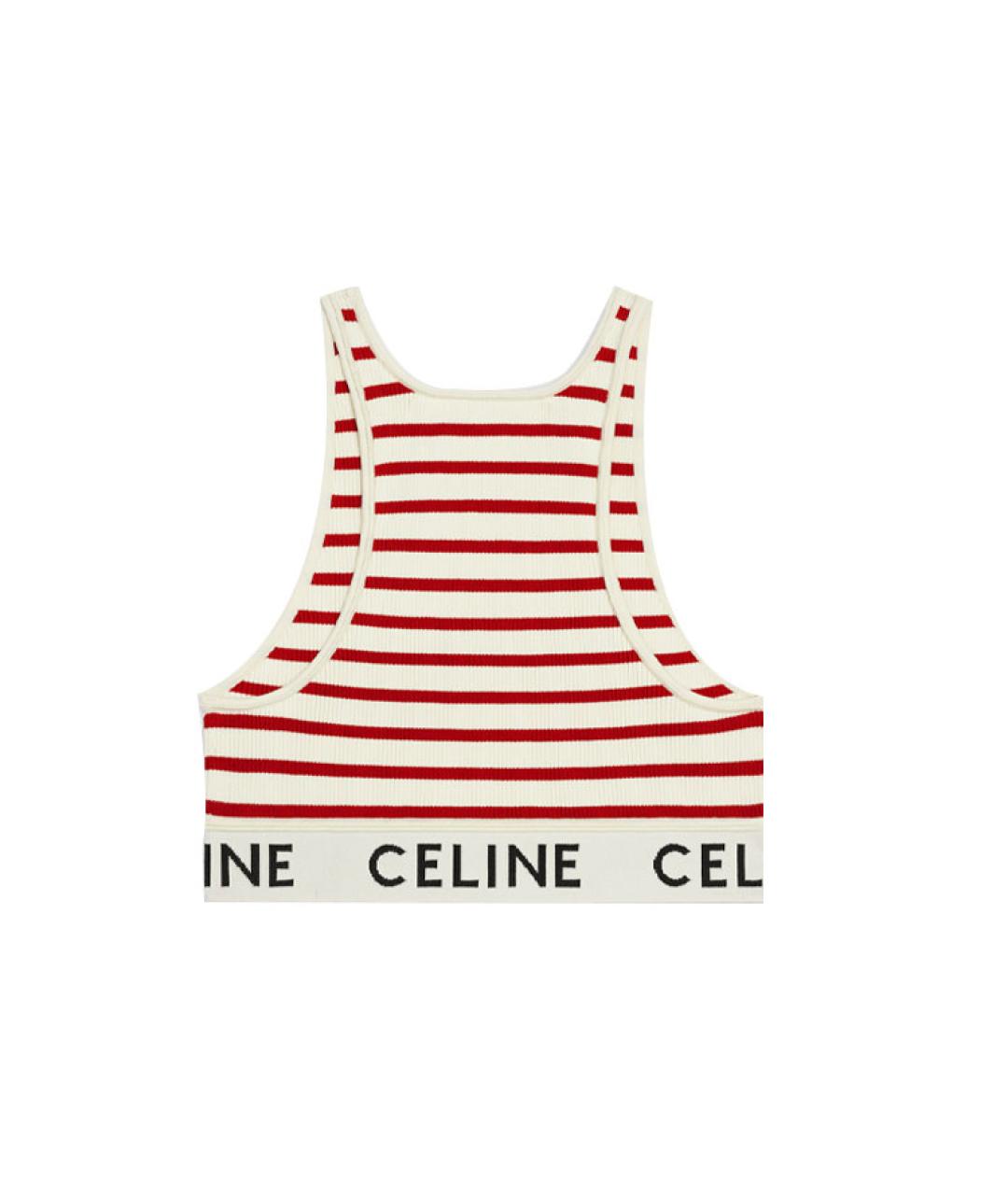 CELINE Мульти хлопковая майка, фото 4