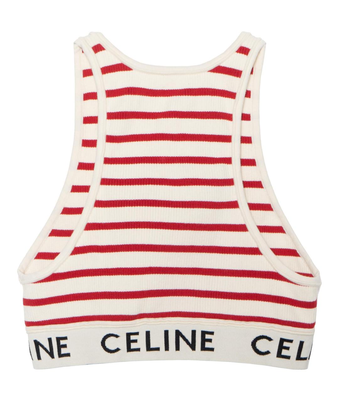 CELINE Мульти хлопковая майка, фото 2