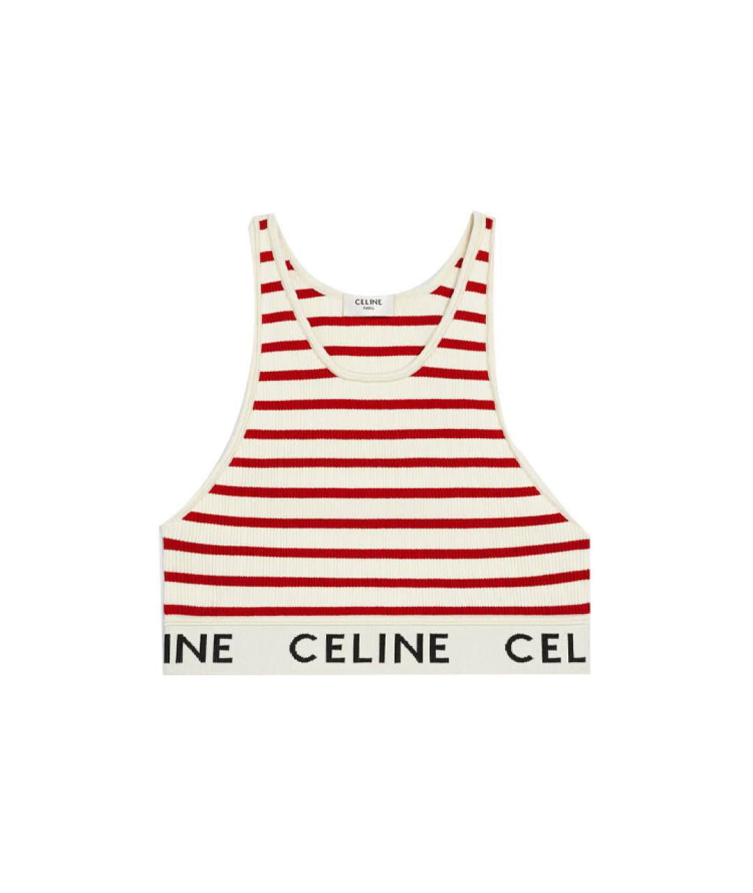 CELINE Мульти хлопковая майка, фото 3