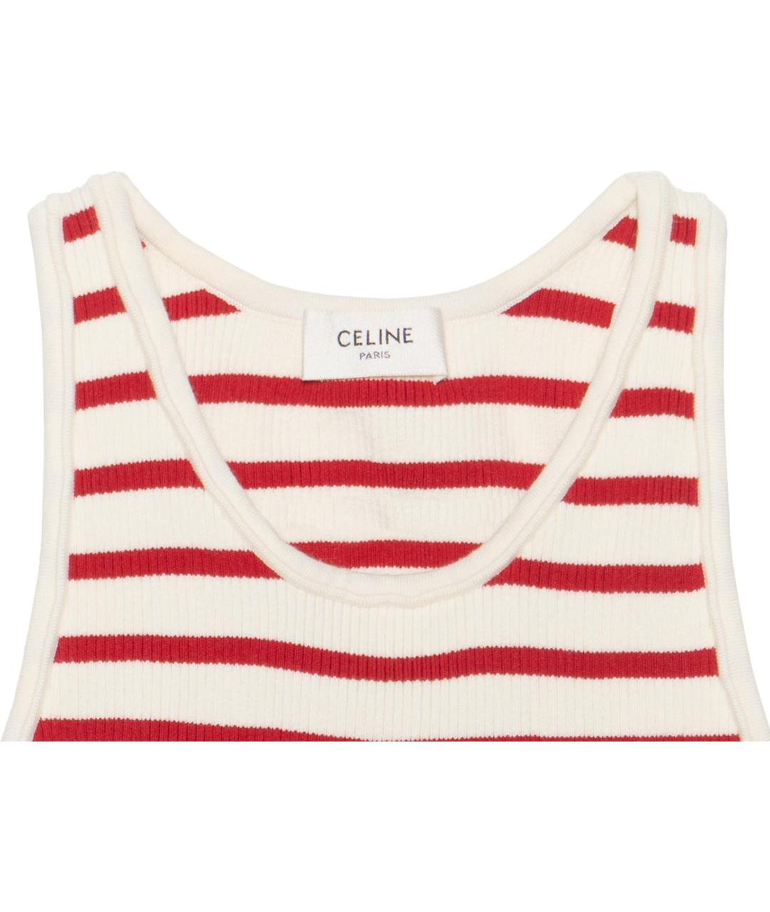 CELINE Мульти хлопковая майка, фото 6