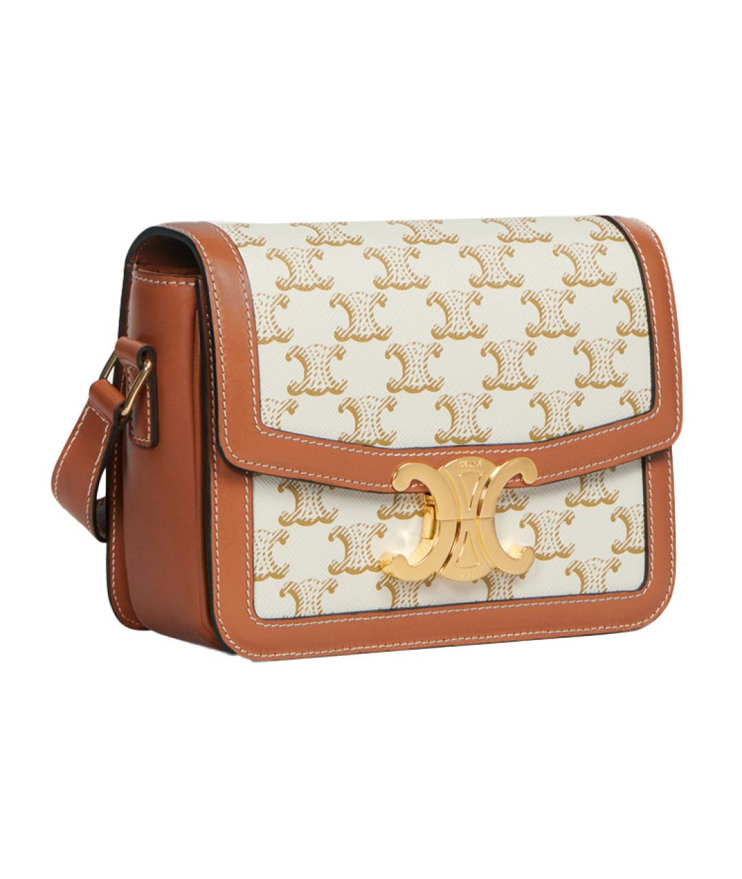 CELINE Белая сумка через плечо, фото 2